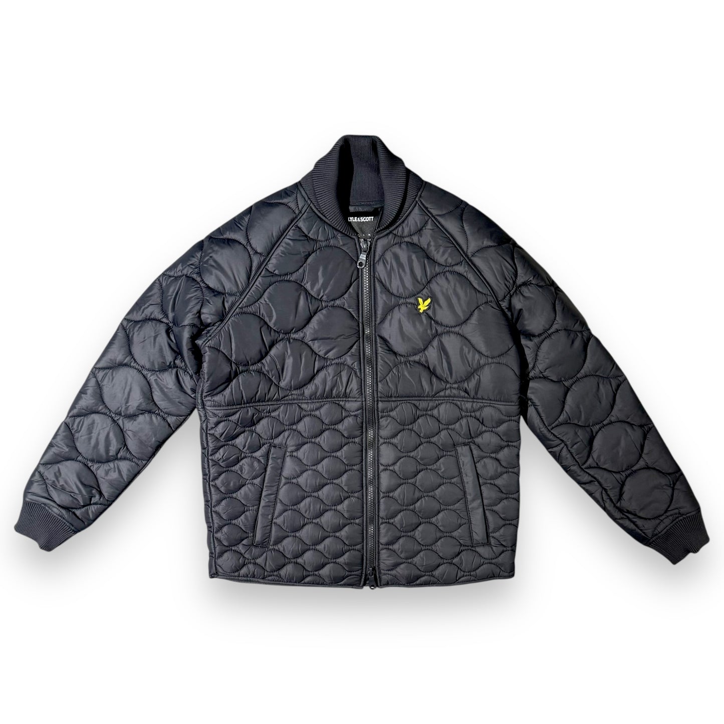 Giubbotto LYLE&SCOTT mod.trama ad onde, Col.Nero