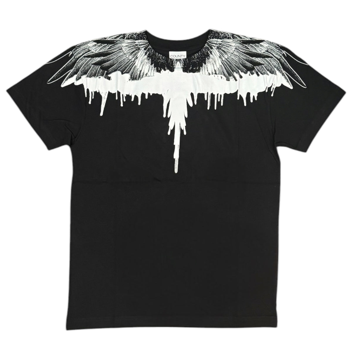 COUNTY OF MILAN- T-Shirt Uomo, (veste comoda), Col.Nero (Copia)