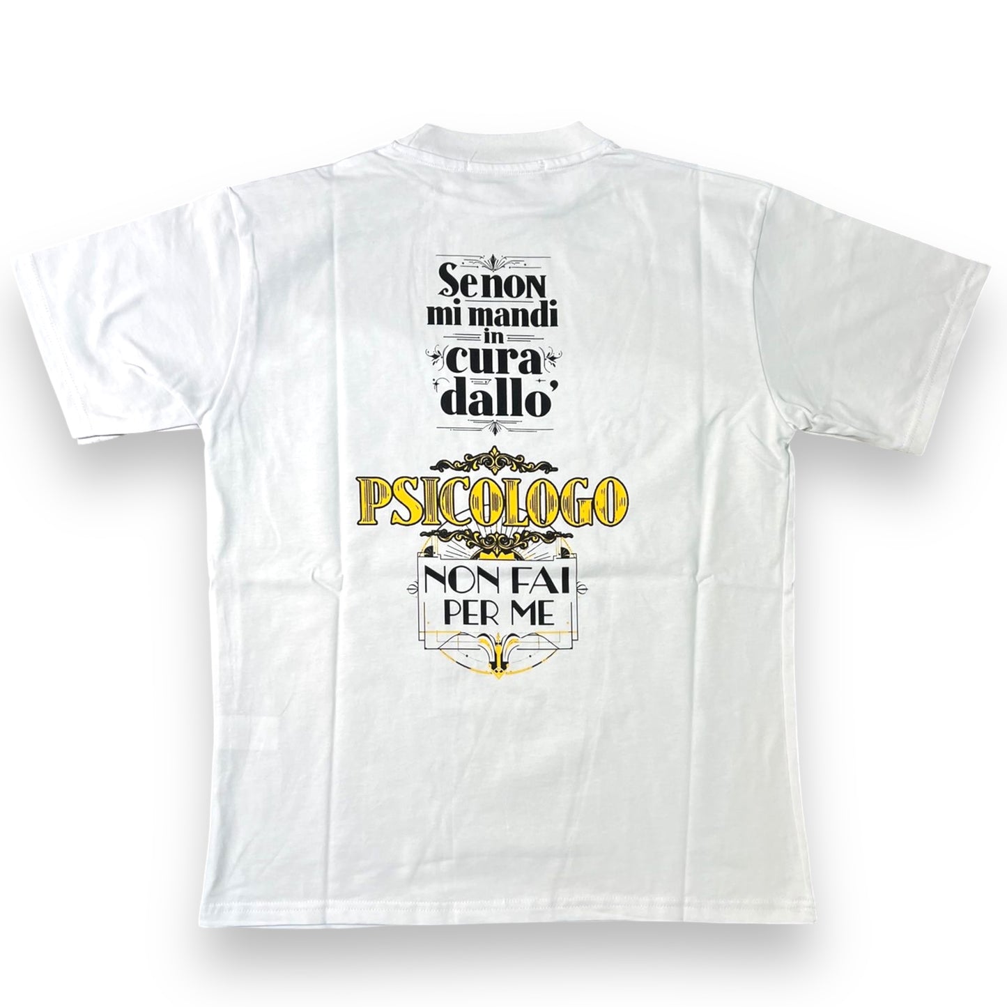 T-shirt VSNOZERO MOD.PSICOLOGO, Col.Bianco
