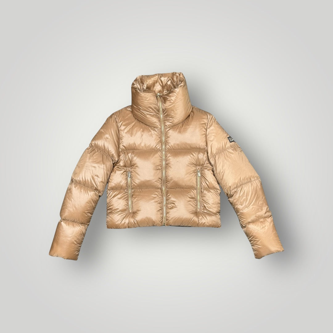 Giubbotto Puffer YES-ZEE Donna in piuma, Col.Sabbia