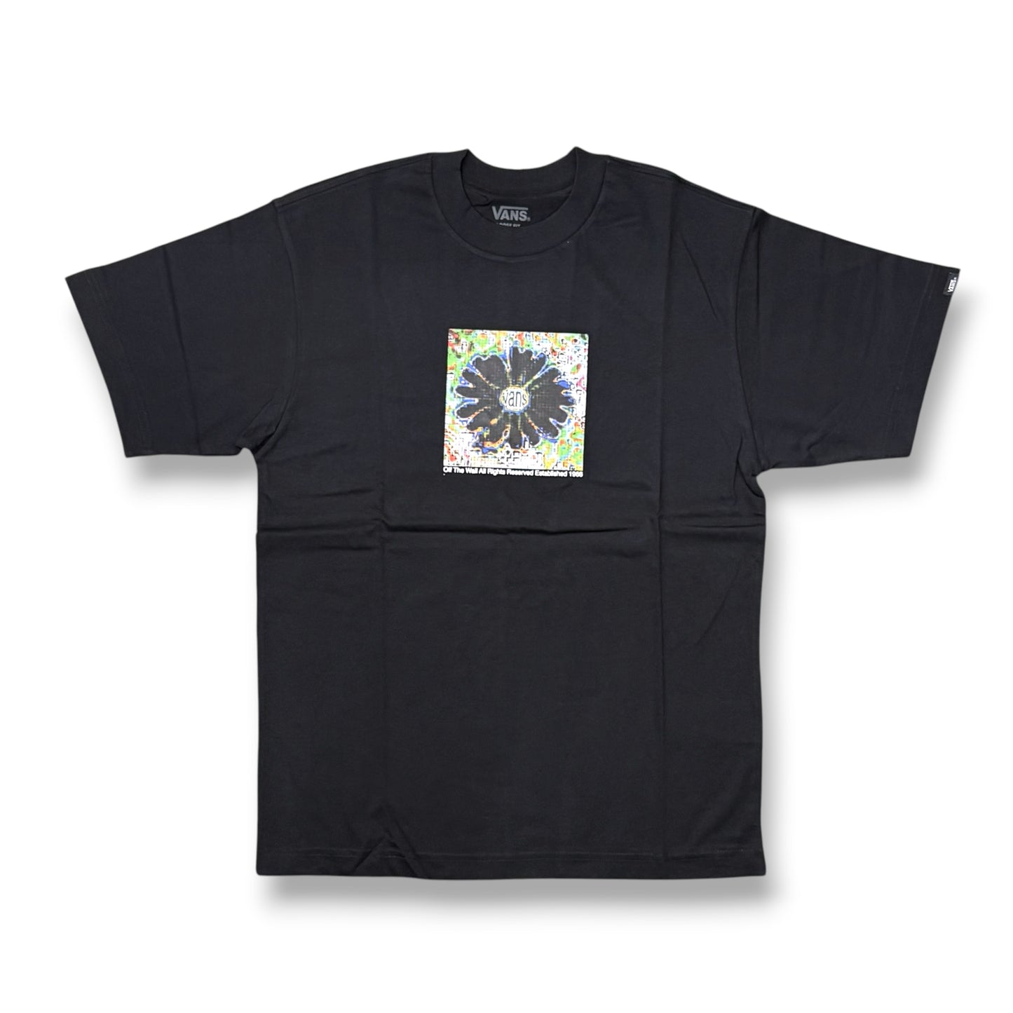 VANS- T-Shirt Uomo, Loose Fit con stampa frontale, Col.Nero