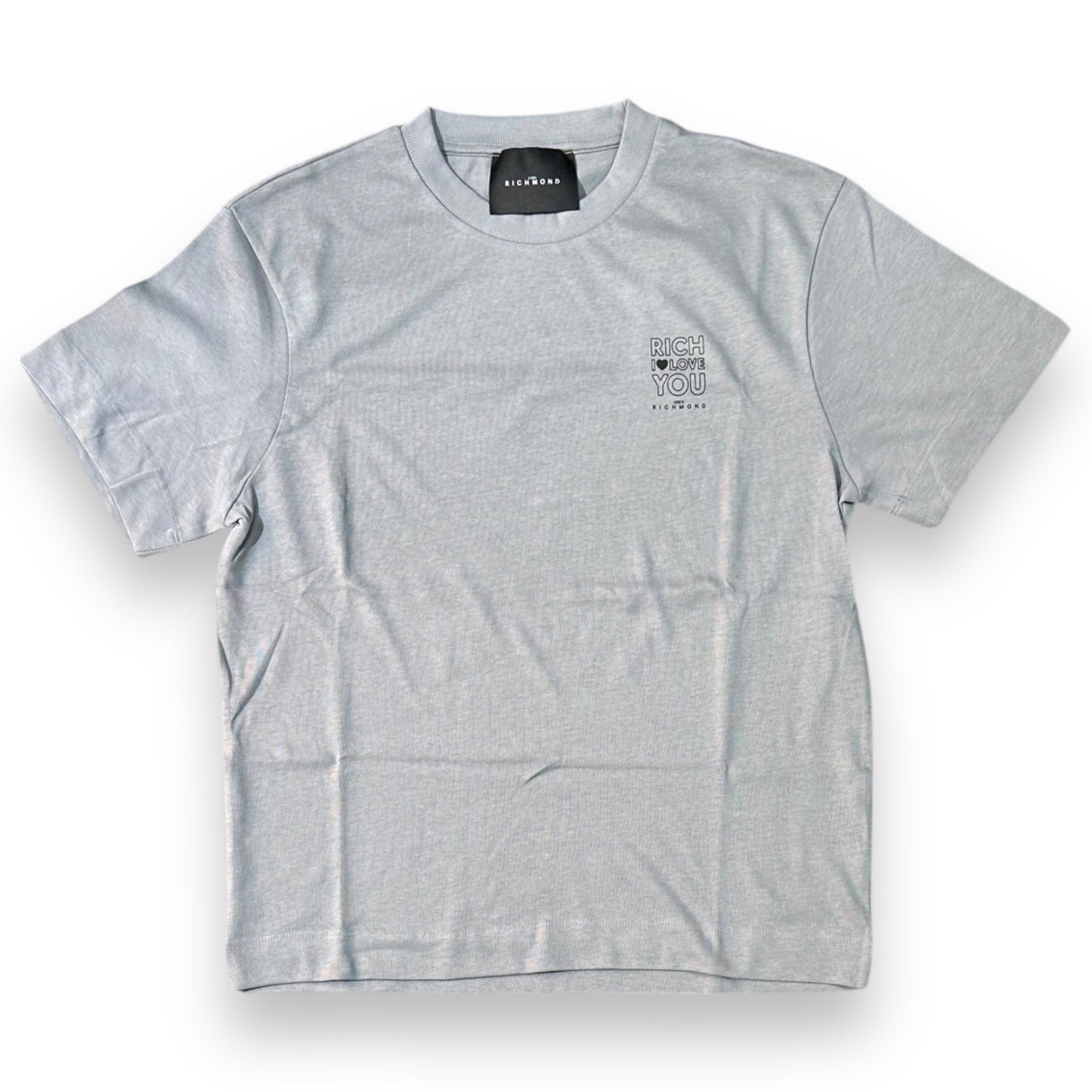 T-shirt RICHMOND Uomo, con logo lato cuore, Col.Grigio