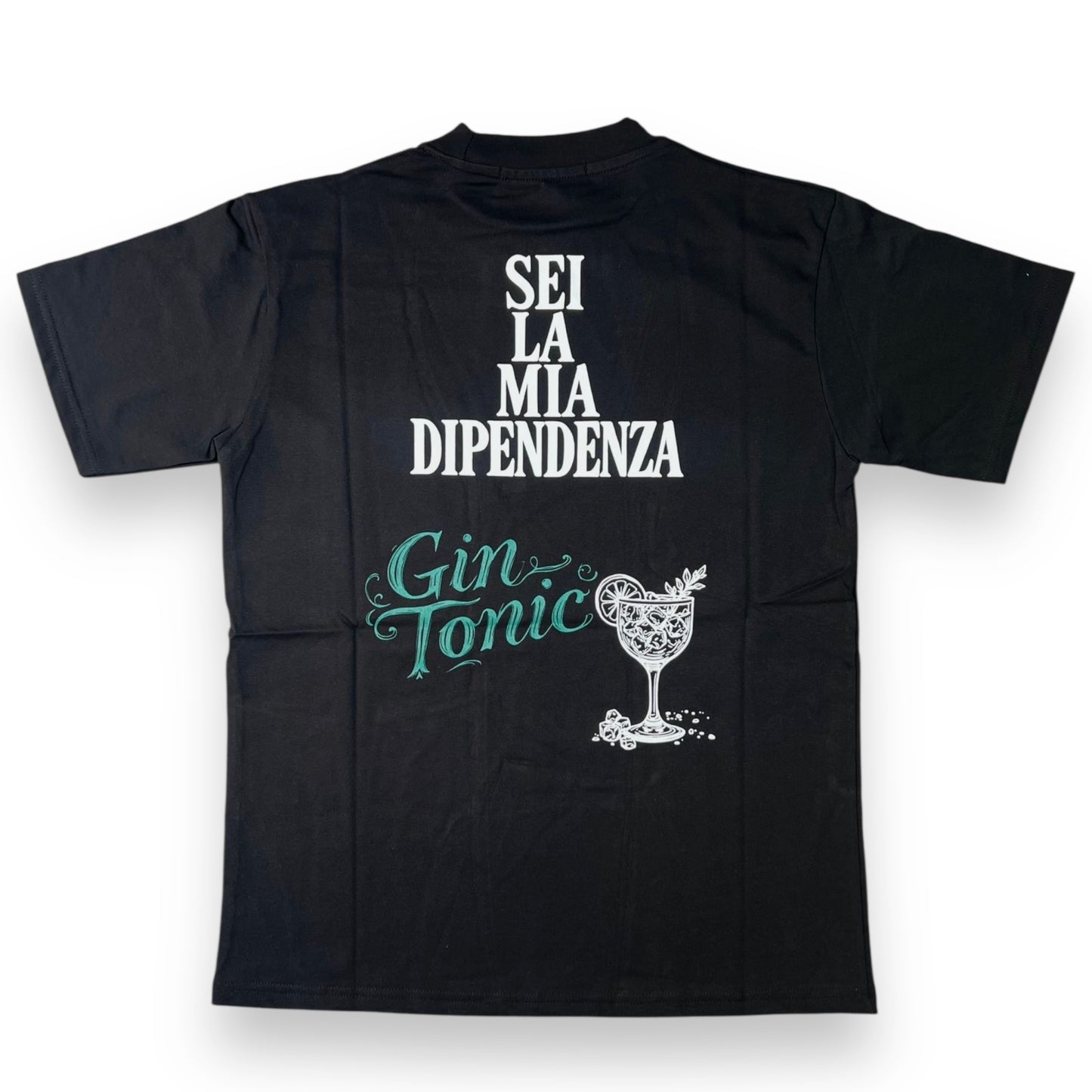 T-shirt VSNOZERO MOD.GIN TONIC, Col.Nero