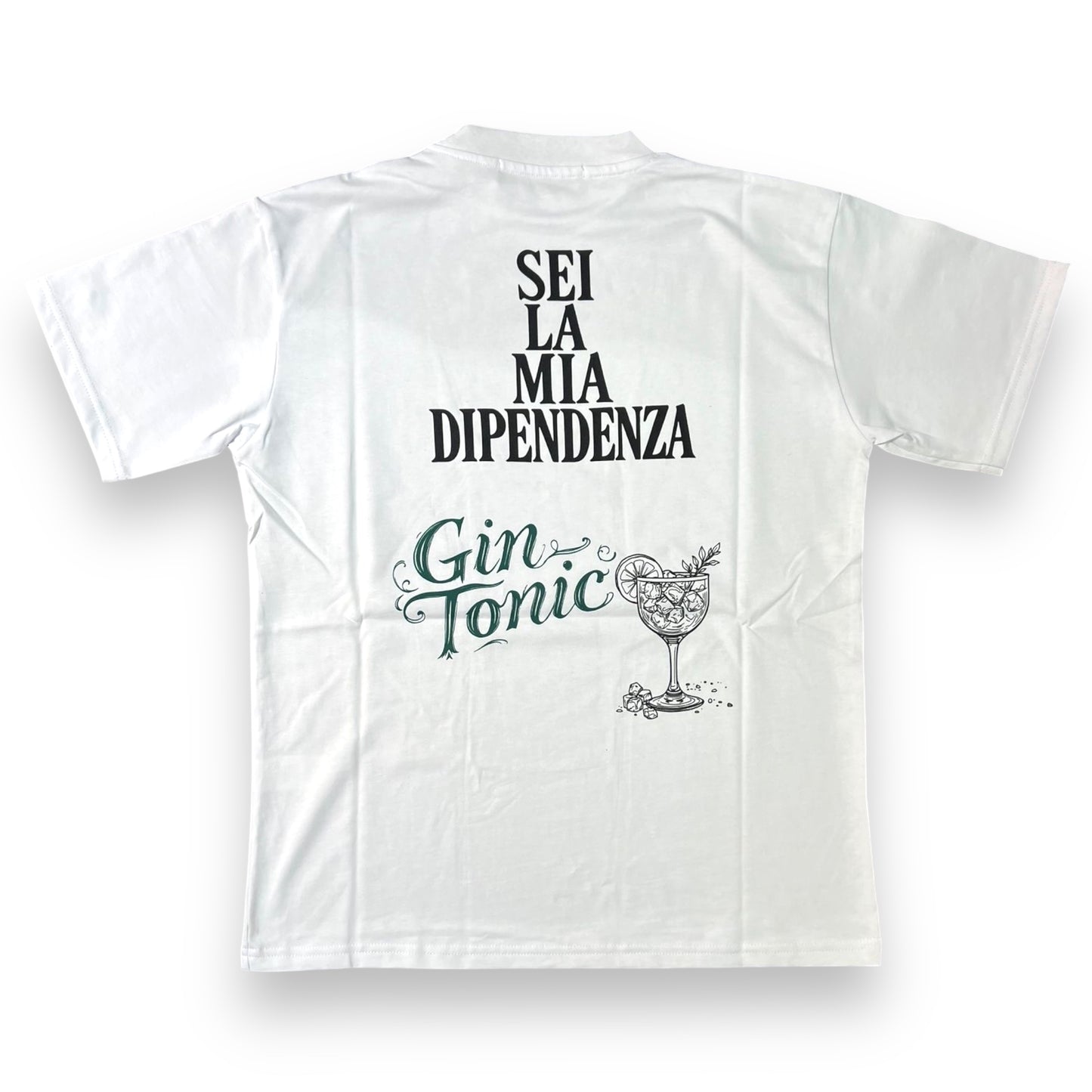 T-shirt VSNOZERO MOD.GIN TONIC, Col.Bianco