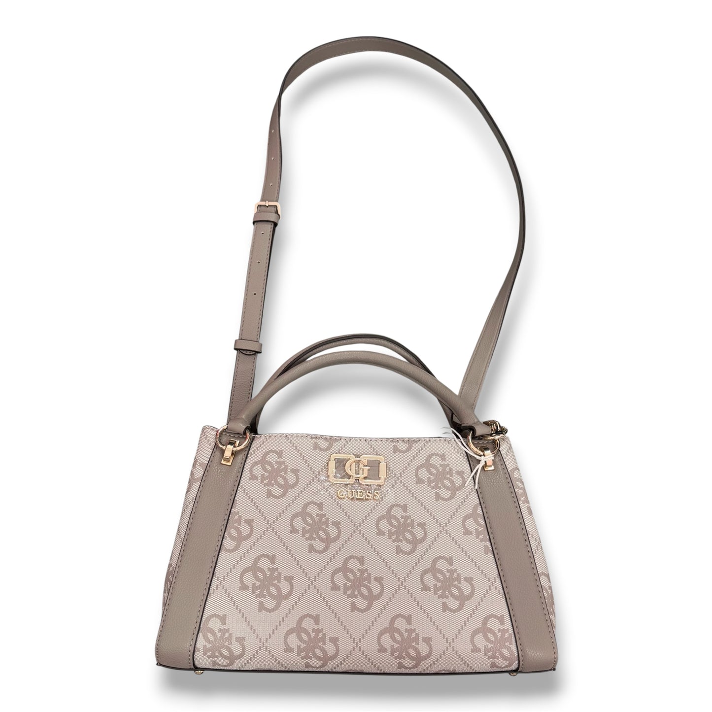 GUESS- Borsa Donna, Group:CARNILLA LOGO, Col.DARK TAUPE LOGO