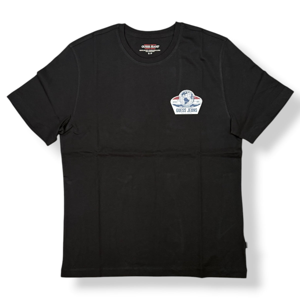 GUESS- T-shirt Uomo, con stampa sulla schiena, col.Nero