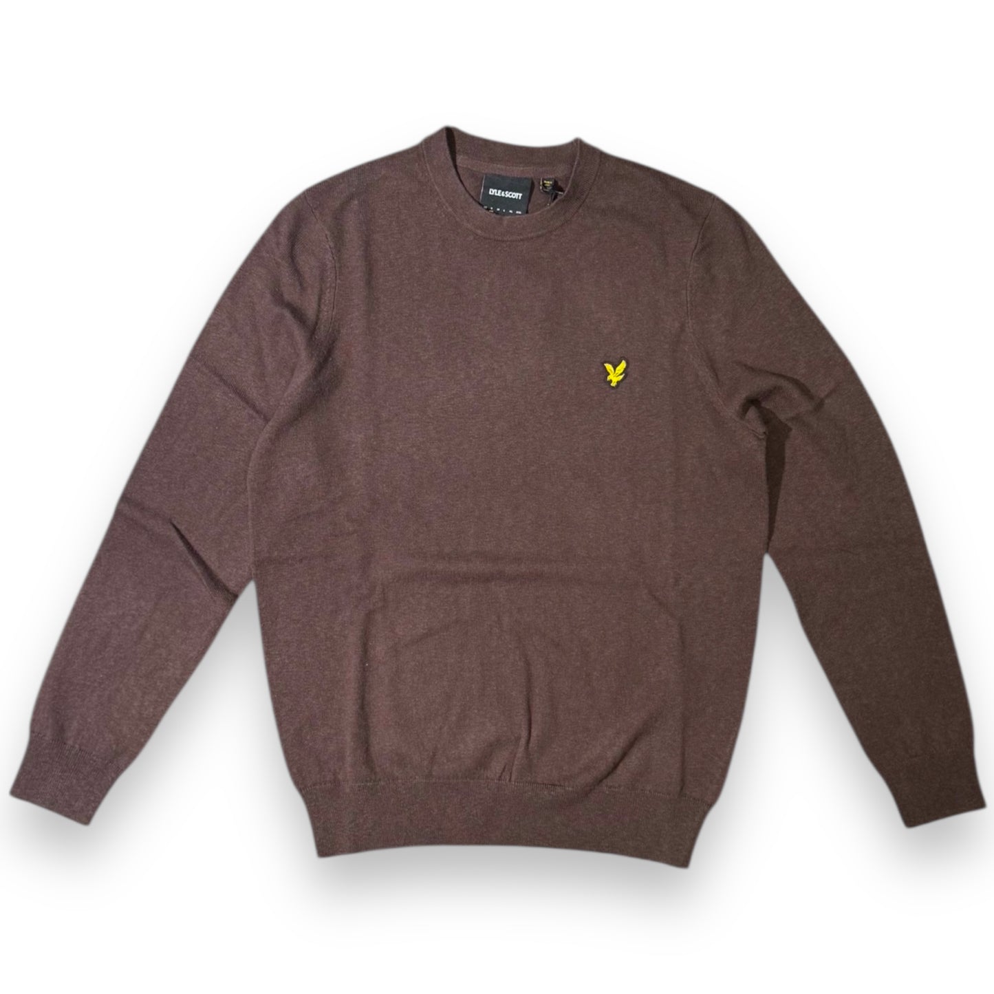 Maglioncino LYLE & SCOTT Uomo, 70% Cotone - 30% Lana Merino, col.Espresso