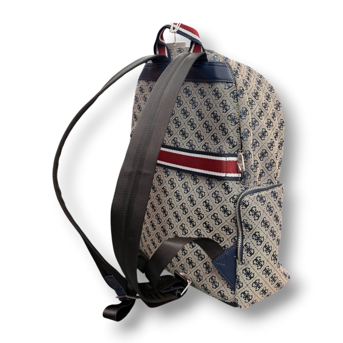 GUESS- Zaino Uomo, logato, Col.Grigio Chiaro