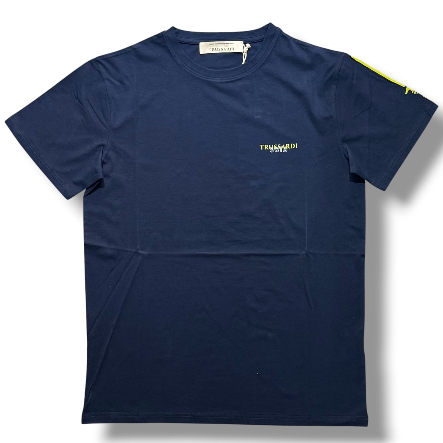 TRUSSARDI - T-Shirt Uomo con logo lato cuore, Col.Blu