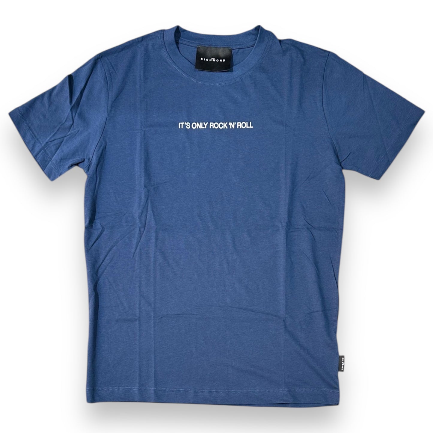 T-shirt RICHMOND Uomo, con stampa frontale piccola, Col. Blu (it's only rock 'n'roll)