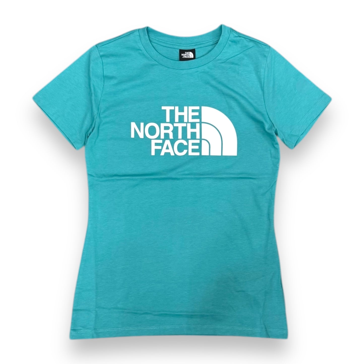 T-shirt THE NORTH FACE Donna con stampa frontale , Slim Fit ,col.Verde acqua