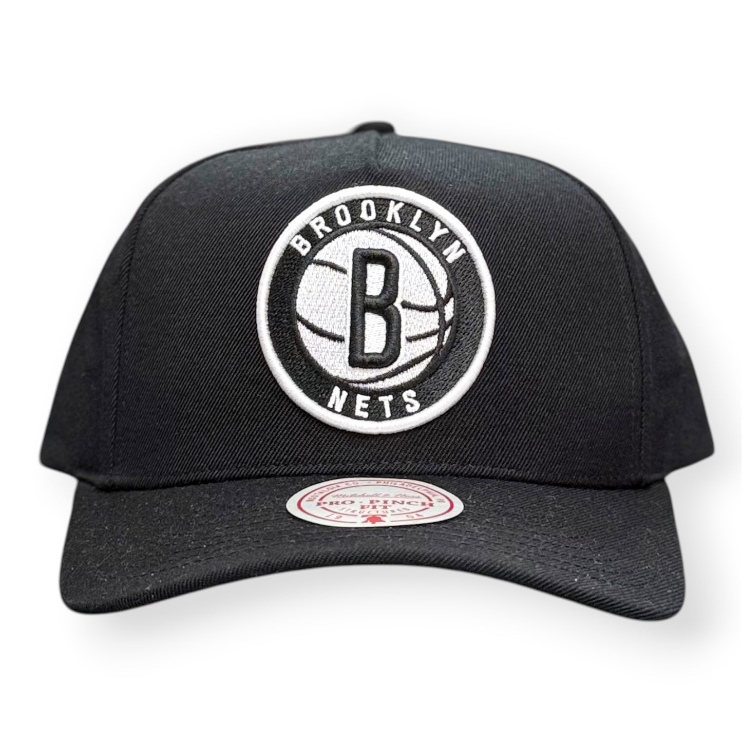MITCHELL&NESS-Cappello BROOKLYN NETS, Col.Nero