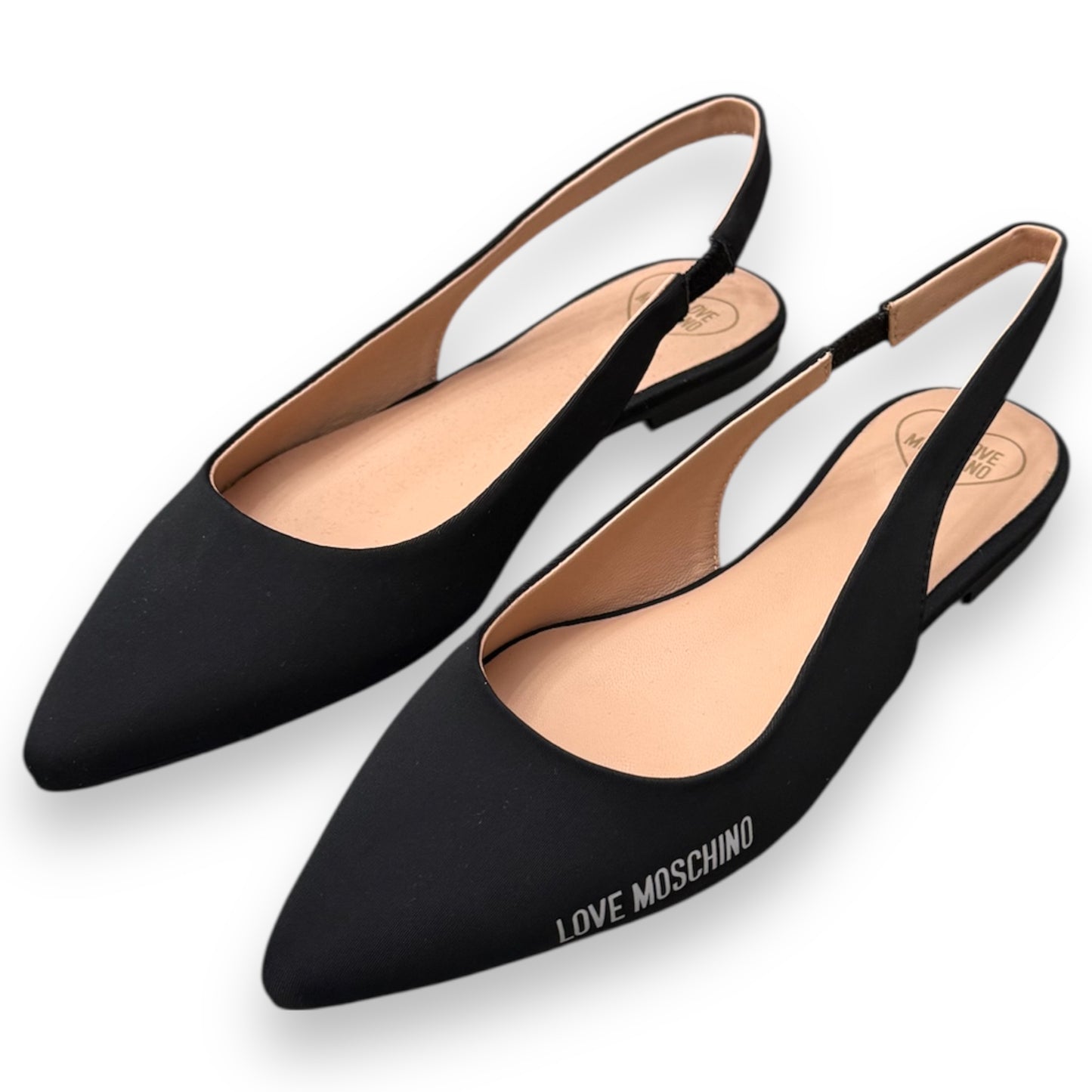 Slingback LOVE MOSCHINO, col.Nero