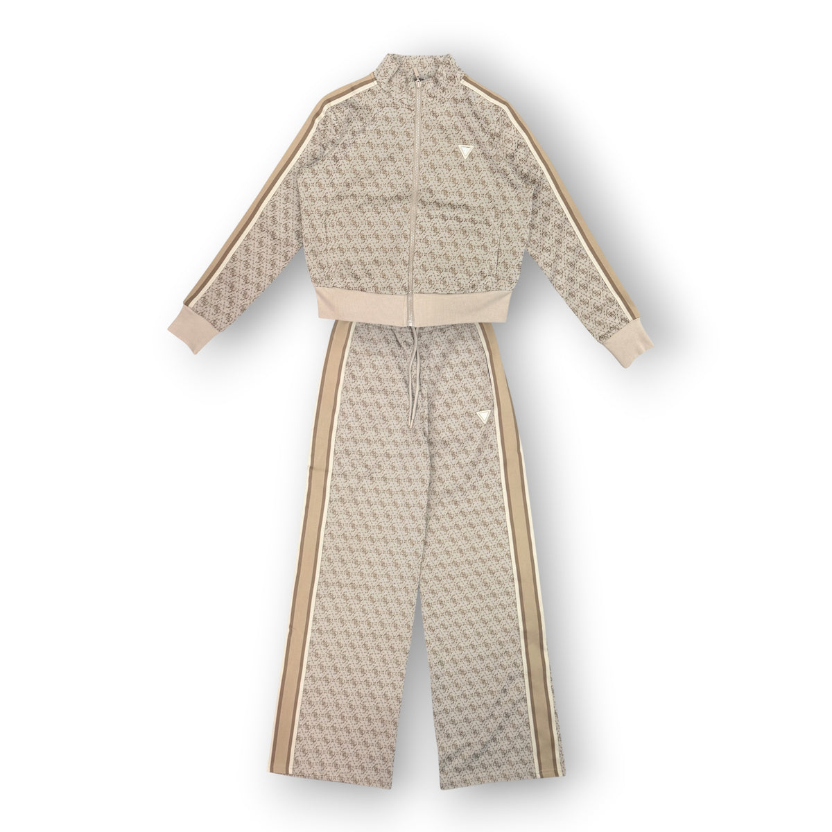 GUESS- Tuta completa Donna, con banda laterale, Col.Beige