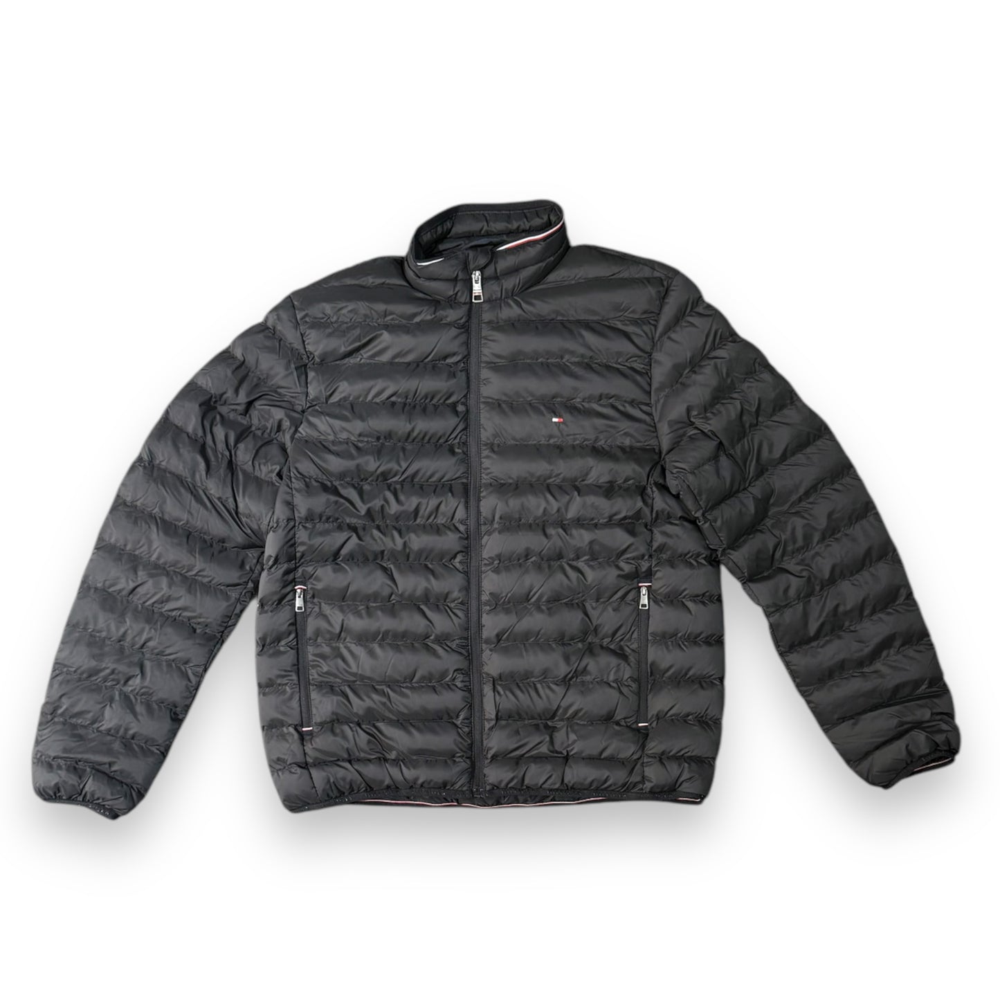 Giubbotto TOMMY HILFIGER Uomo 100g con logo lato cuore (veste grande si consiglia una tg. In meno), col.Nero