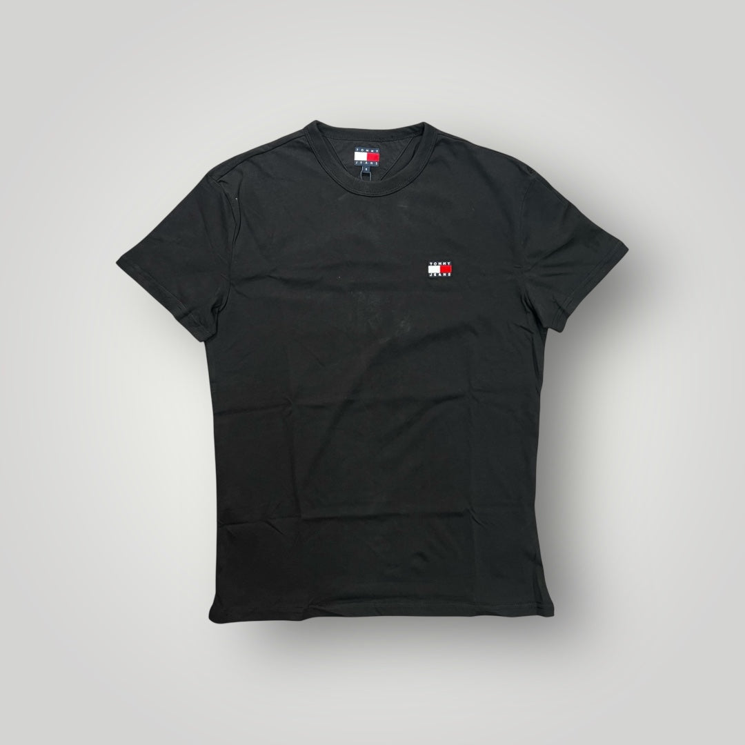 T-shirt TOMMY JEANS, con logo lato cuore, Col.Nero