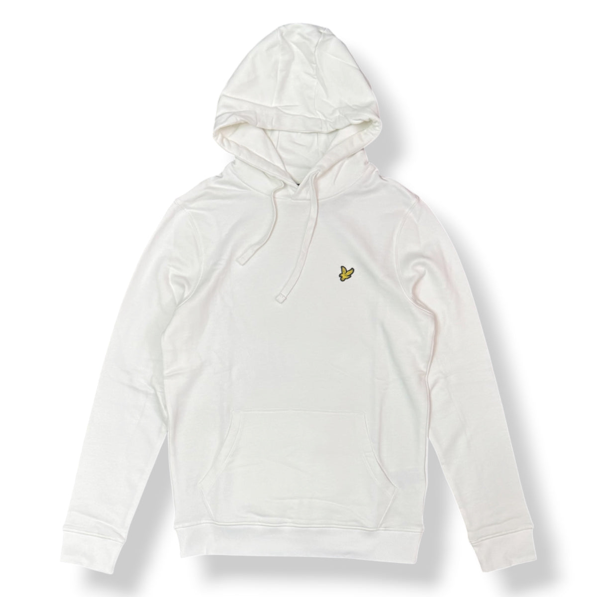 LYLE & SCOTT- Felpa Uomo con cappuccio, tex.garzato, Col.Bianco