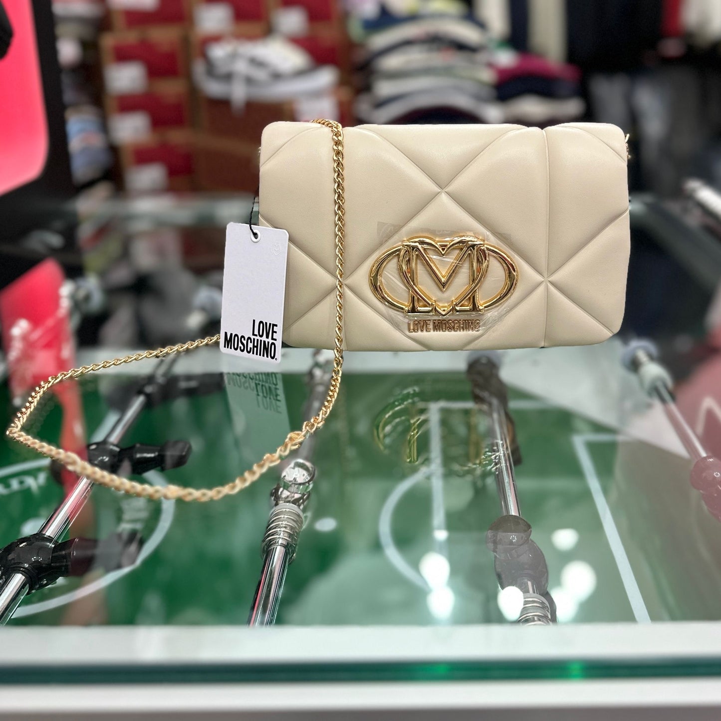 Borsa LOVE MOSCHINO, col.Crema