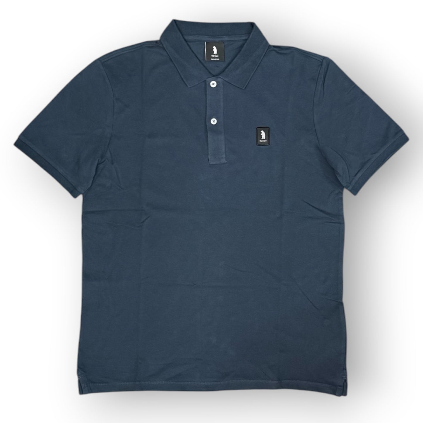 REFRIGUE- Polo Uomo, con logo lato cuore, col.Navy