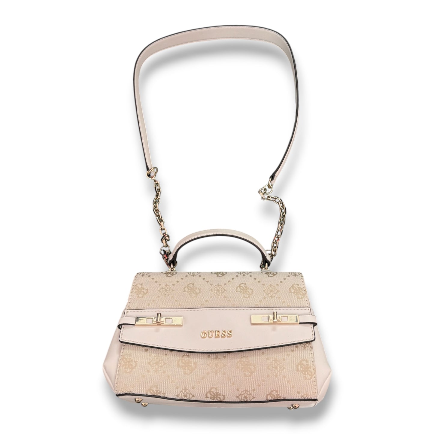 GUESS- Borsa Donna, Group:MELINDA LOGO, Col.OFF WHITE LOGO