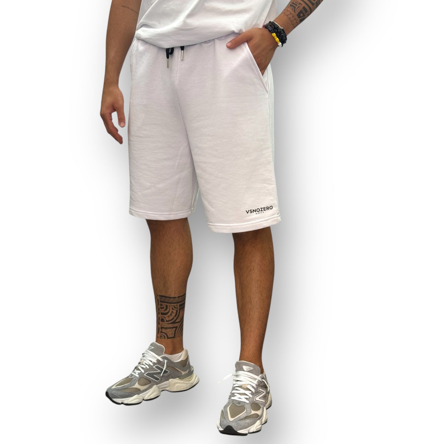 Bermuda VSNOZERO Uomo con micrologo , Col.Bianco