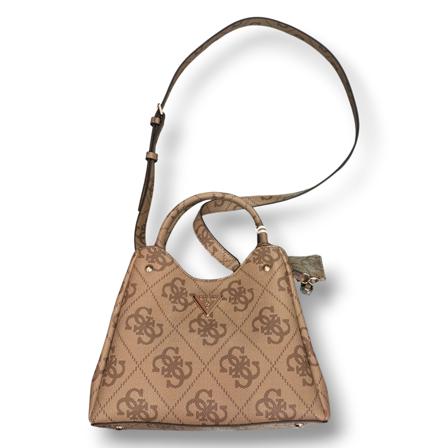 GUESS- Borsa Donna, Group:MERIDIAN II, Col.LATTE LOGO