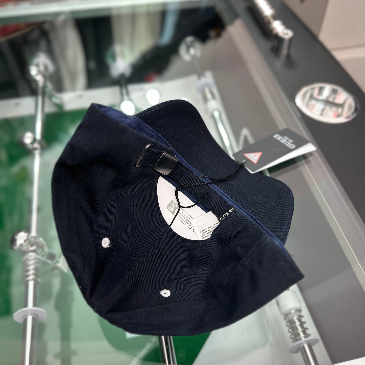 Cappello Guess con stampa col.Blu