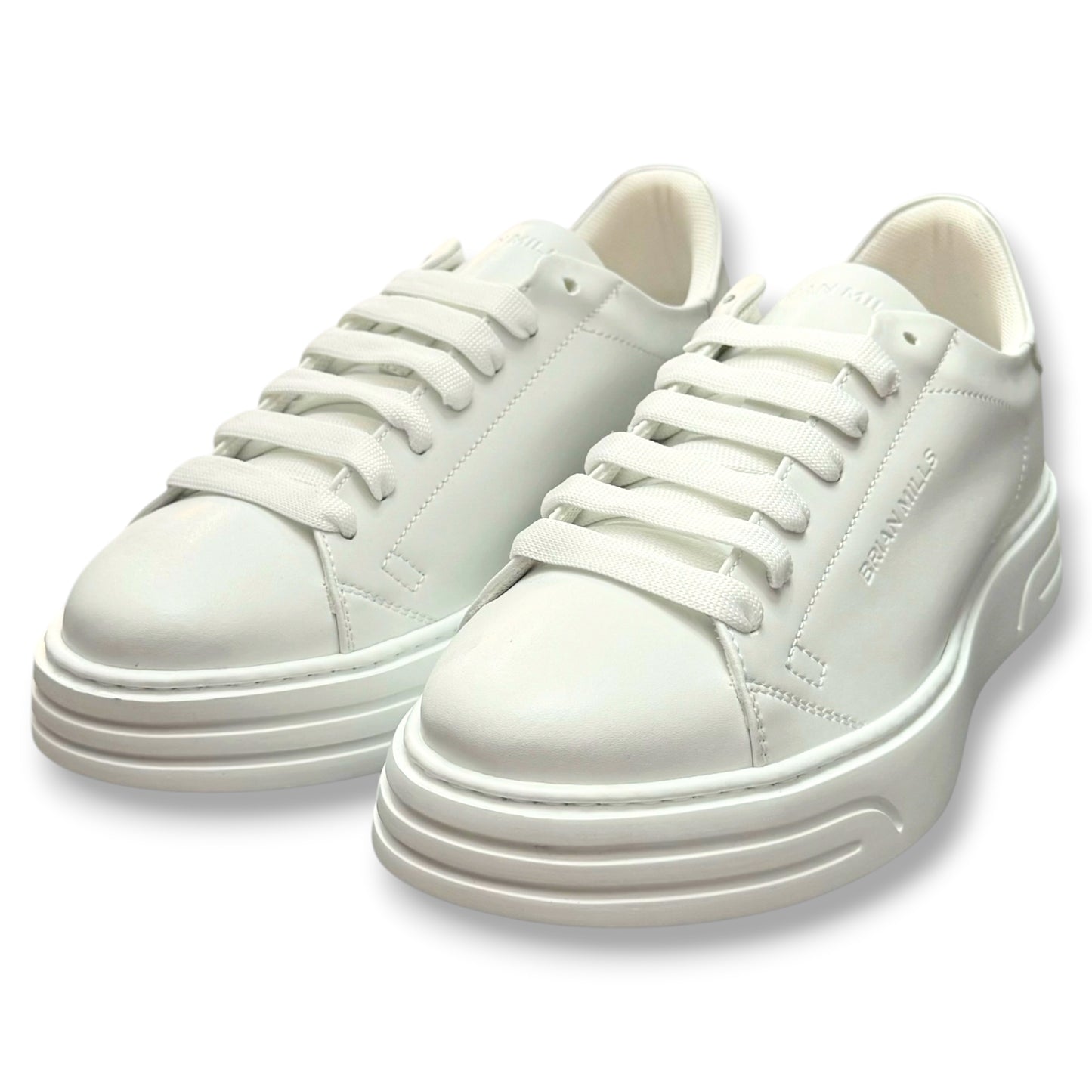 BRIAN MILLS- Scarpe Uomo, mod.573, Col.Bianco