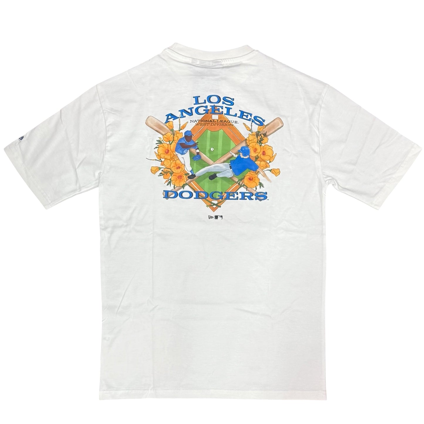 NEW ERA - T-Shirt Uomo LOS ANGELES, Col.Bianco