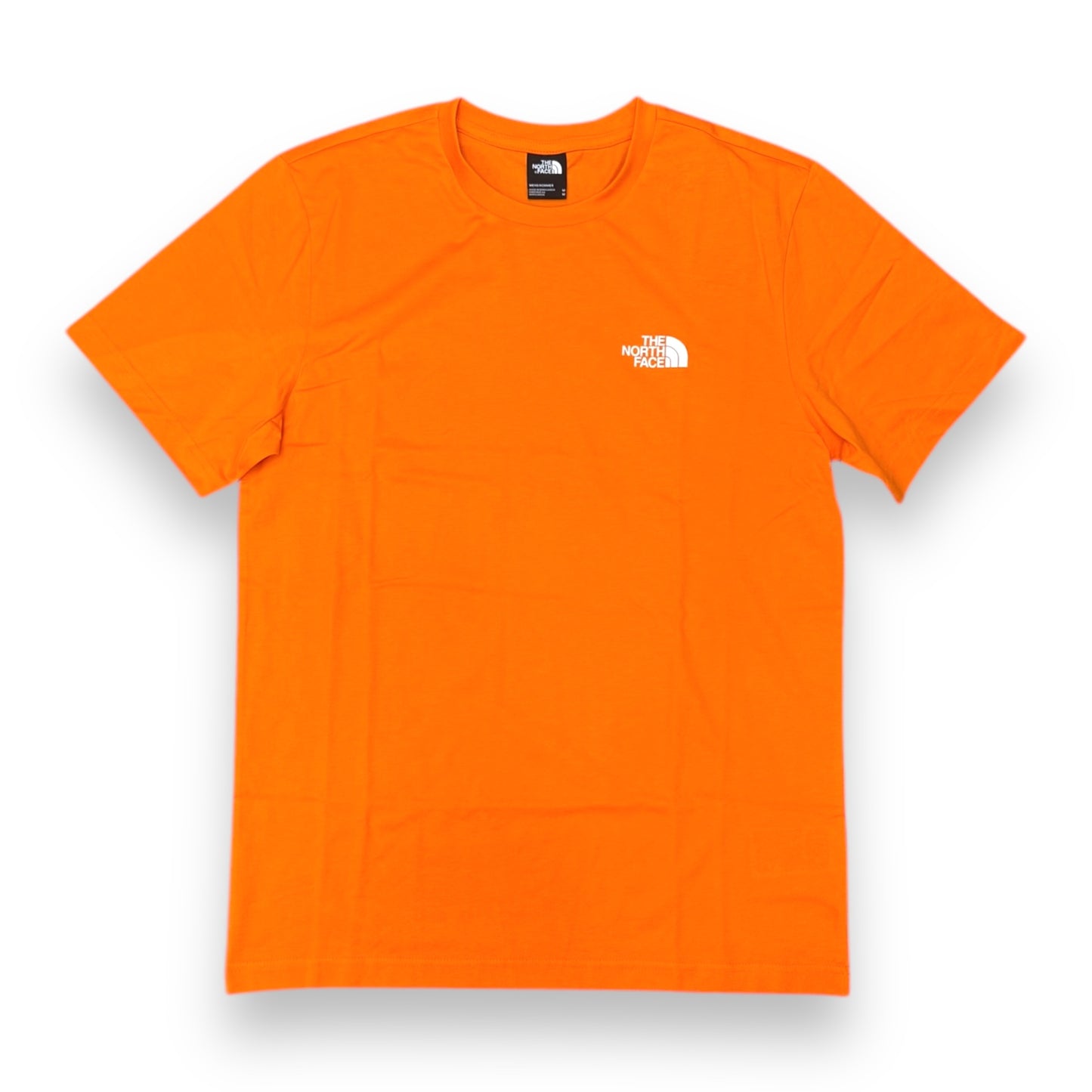 T-shirt THE NORTH FACE Uomo, Simple Dome tee, con logo lato cuore Col.Arancio