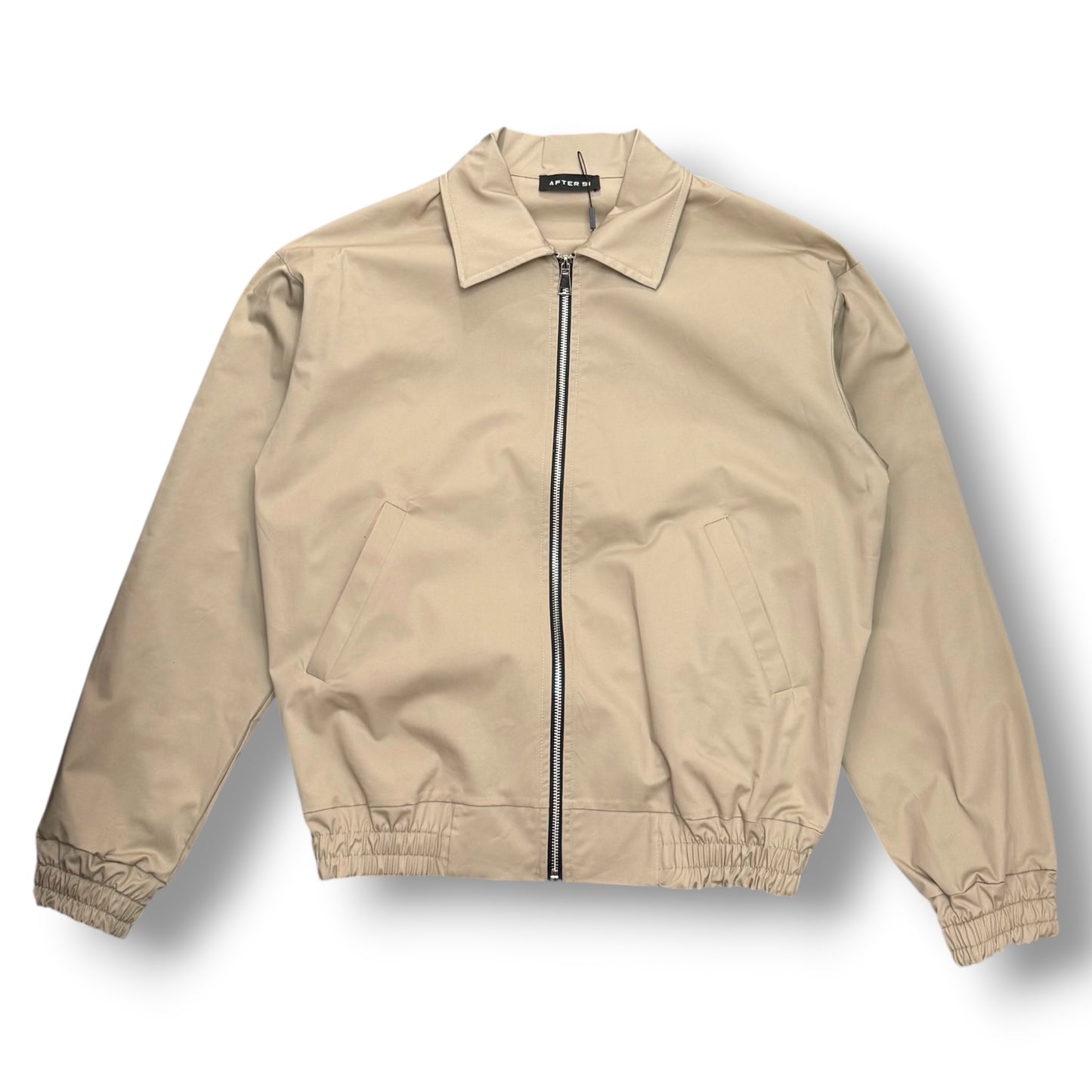 AFTER 91- Giacca/Camicia Uomo con zip, BoxyFit,Col.Beige