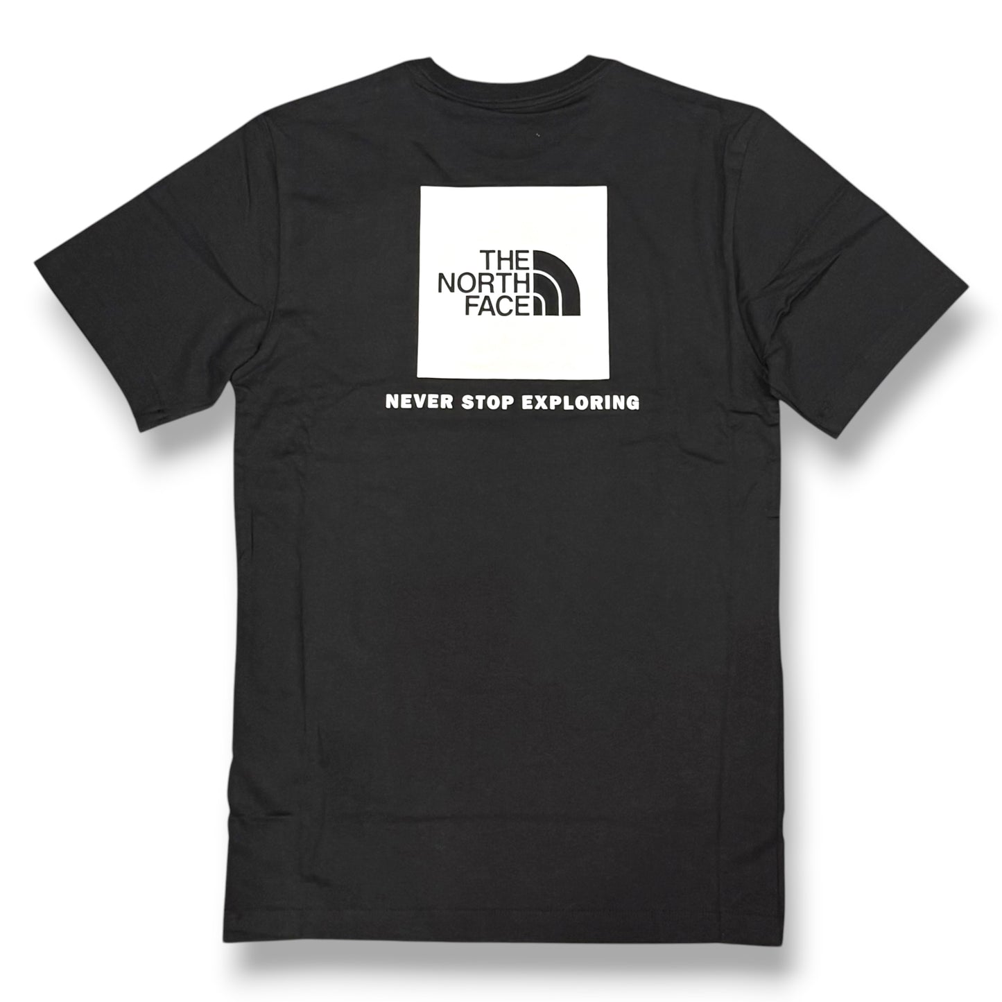 THE NORTH FACE- T-Shirt Uomo con logo lato cuore e stampa quadrata sulla schiena, Col.Nero