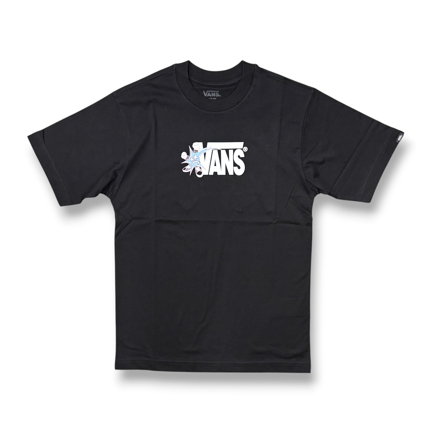 VANS- T-Shirt Uomo, Loose Fit con stampa frontale, Col.Nero