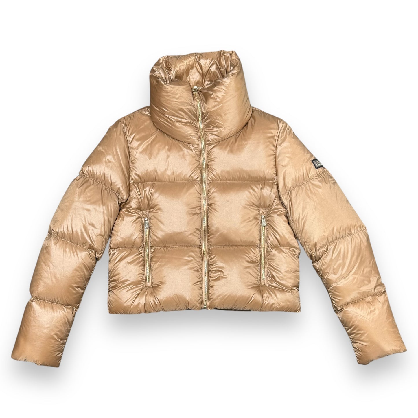 Giubbotto Puffer YES-ZEE Donna in piuma, Col.Sabbia
