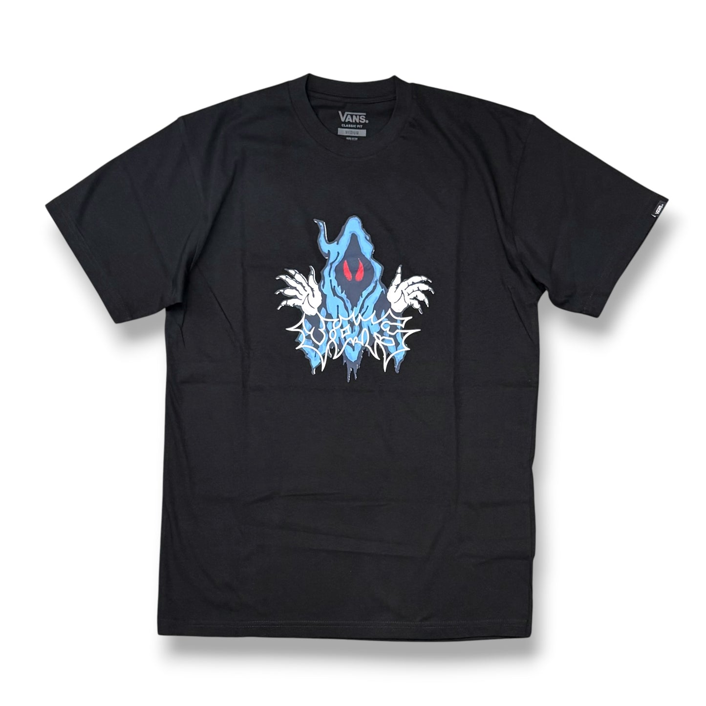 VANS- T-Shirt Uomo Classic Fit con stampa frontale, Col.Nero