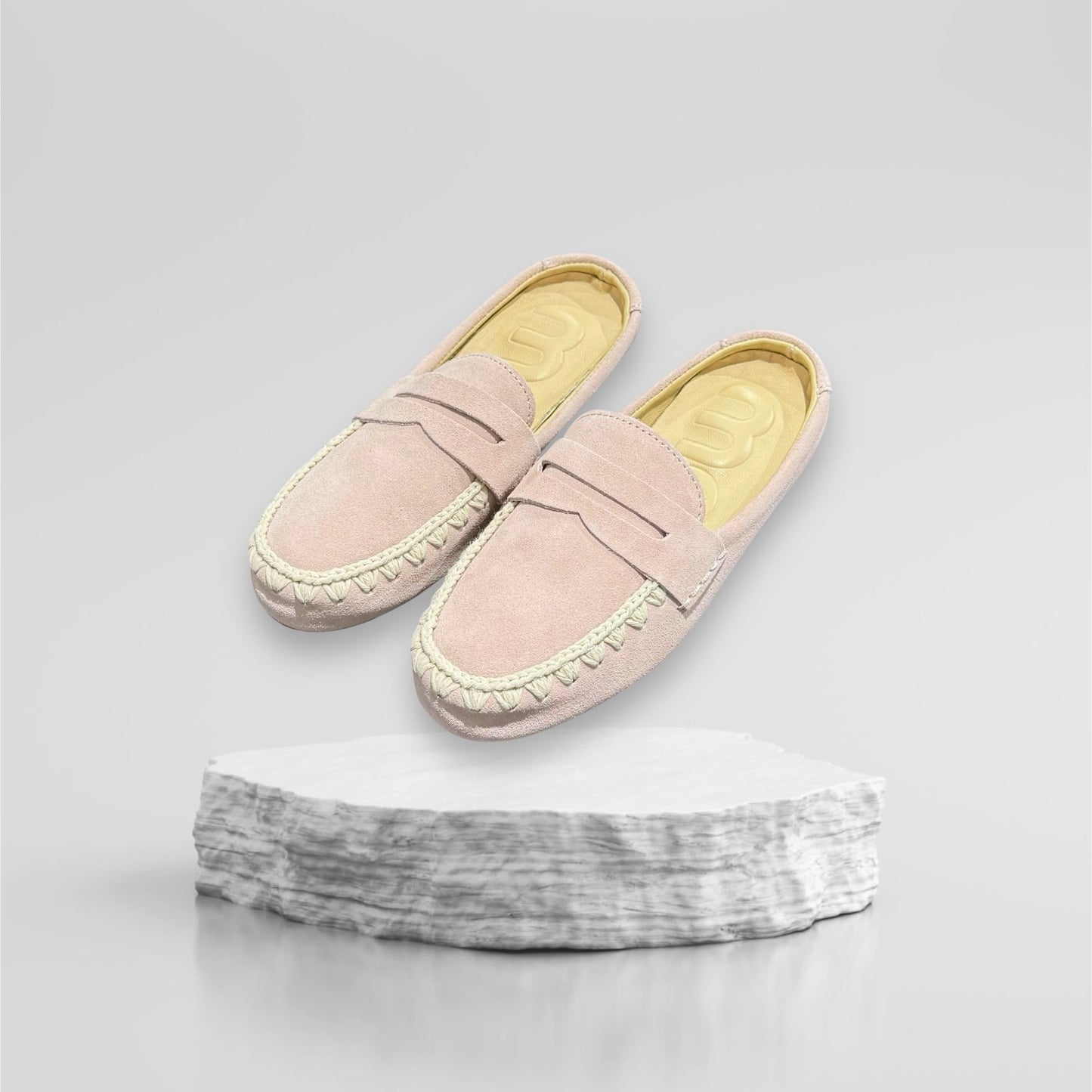 Scarpe MOU Donna scamosciata, col.Cipria