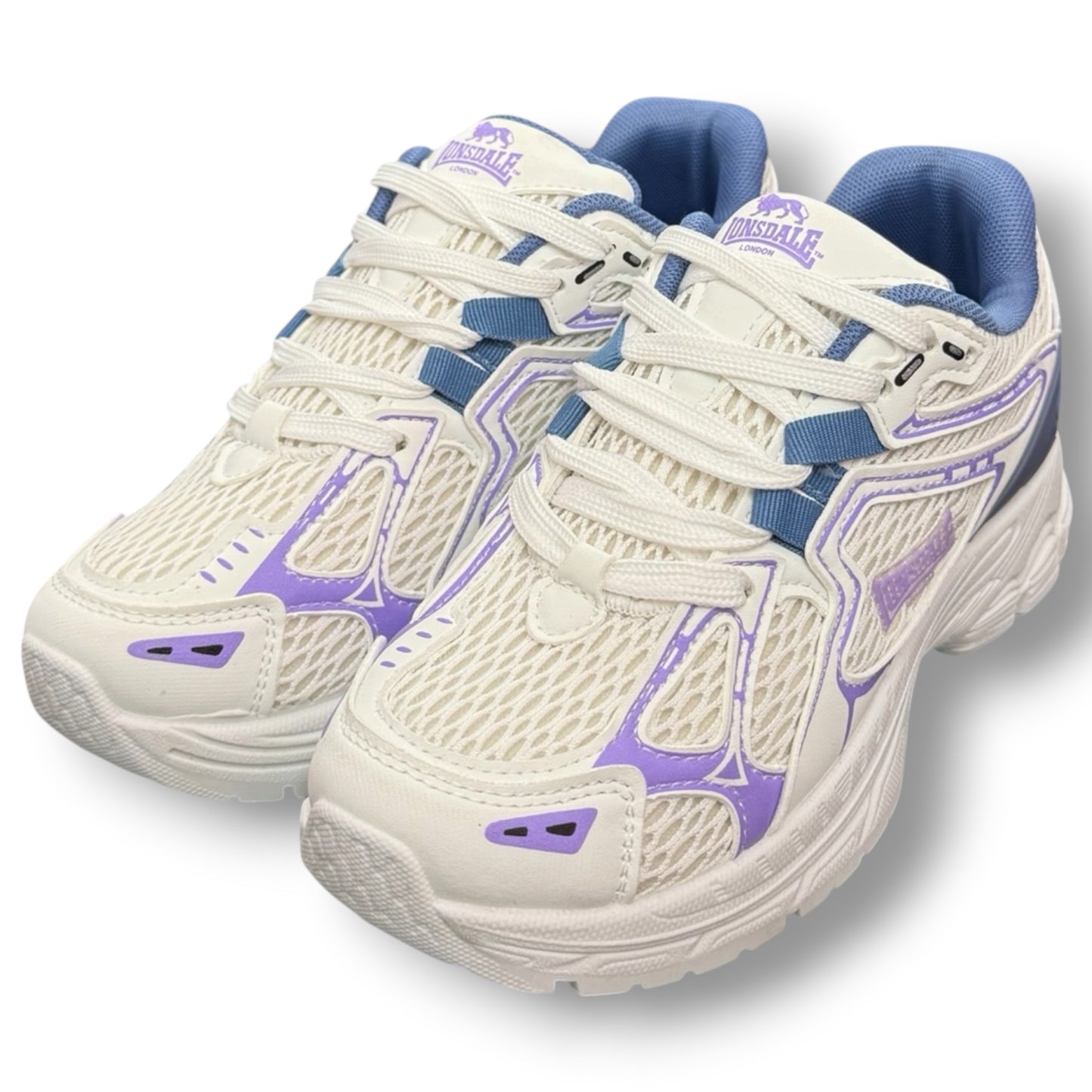 LONSDALE- Scarpe Donna, Col.White/Sky/Pink