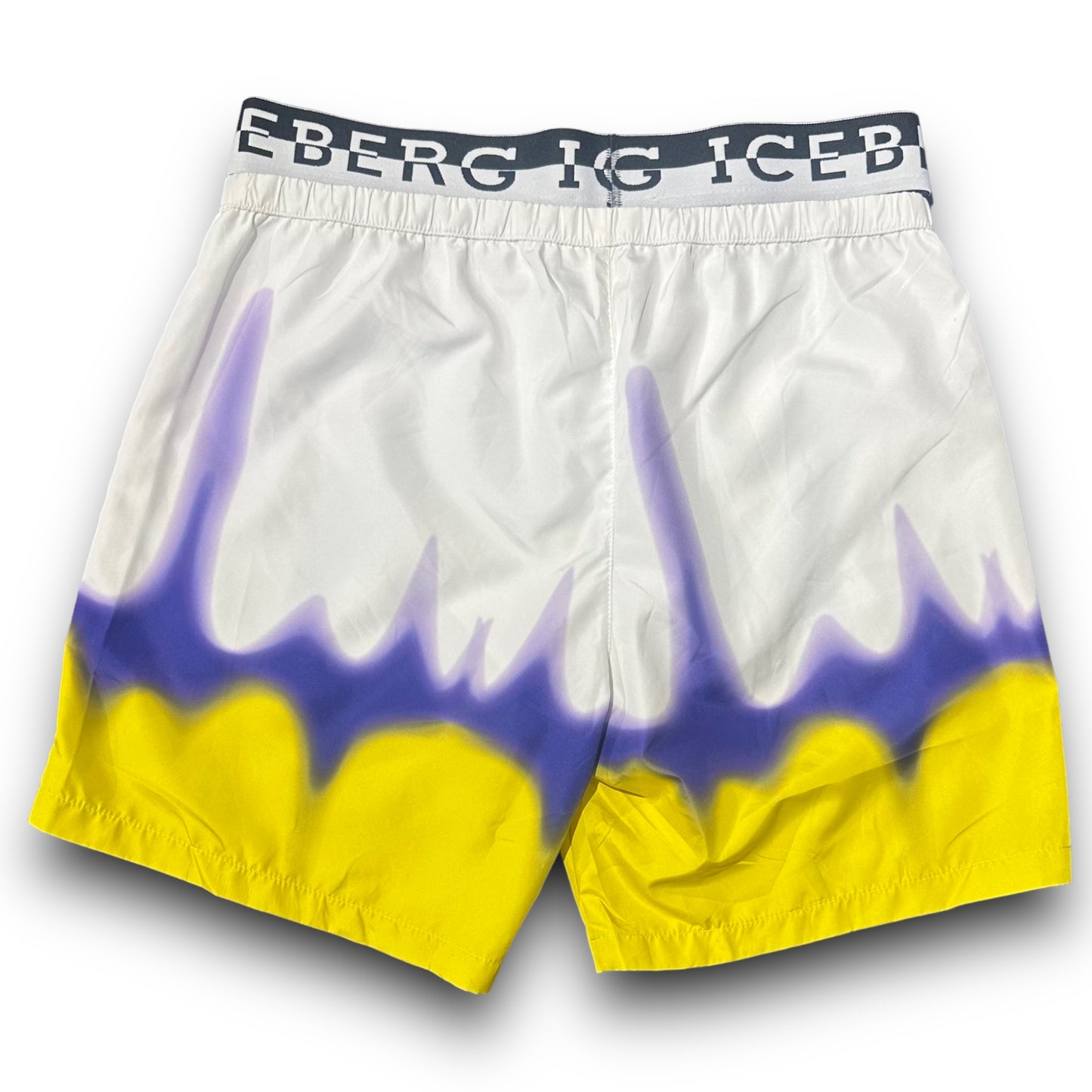 Costume Uomo ICEBERG BEACHWEAR con molla (effetto finta mutanda), veste piccolo (si consiglia una tg. in piú), col.Fantasia