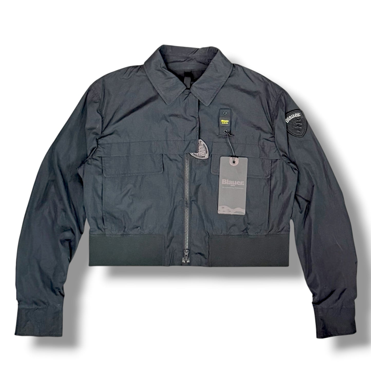 Blauer Donna, giubbotto, mod.Crop, Col.Nero