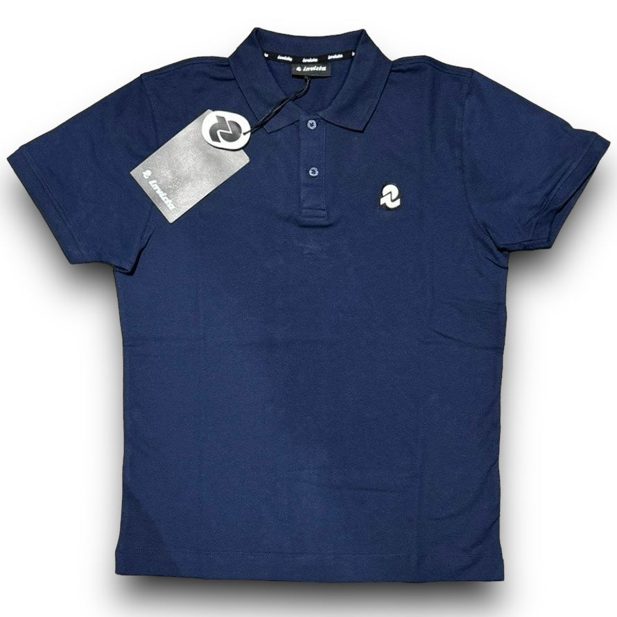 Polo INVICTA Uomo piquet, RegulrFit, col.blu notte