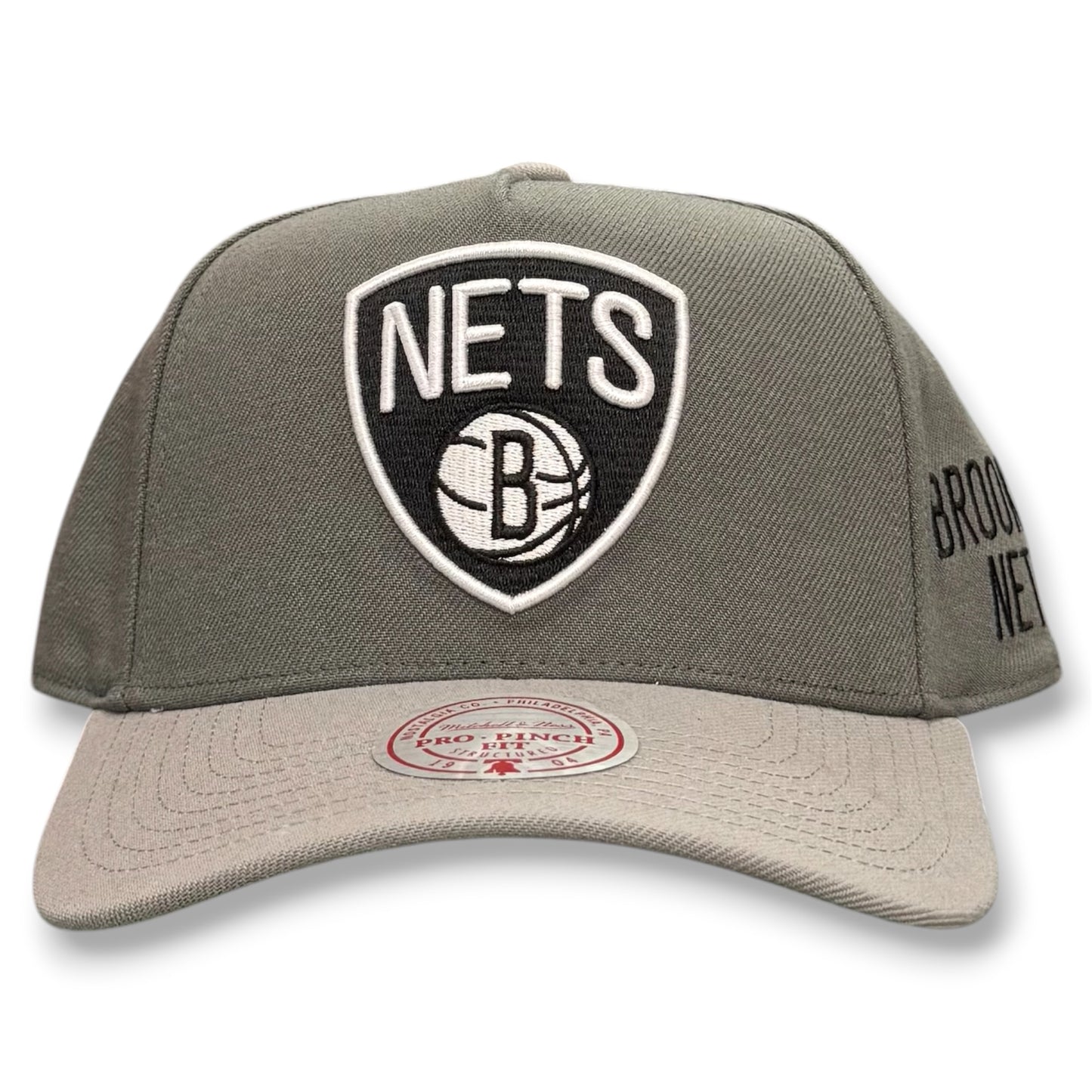 MITCHELL&NESS-Cappello NETS, Col.Grigio
