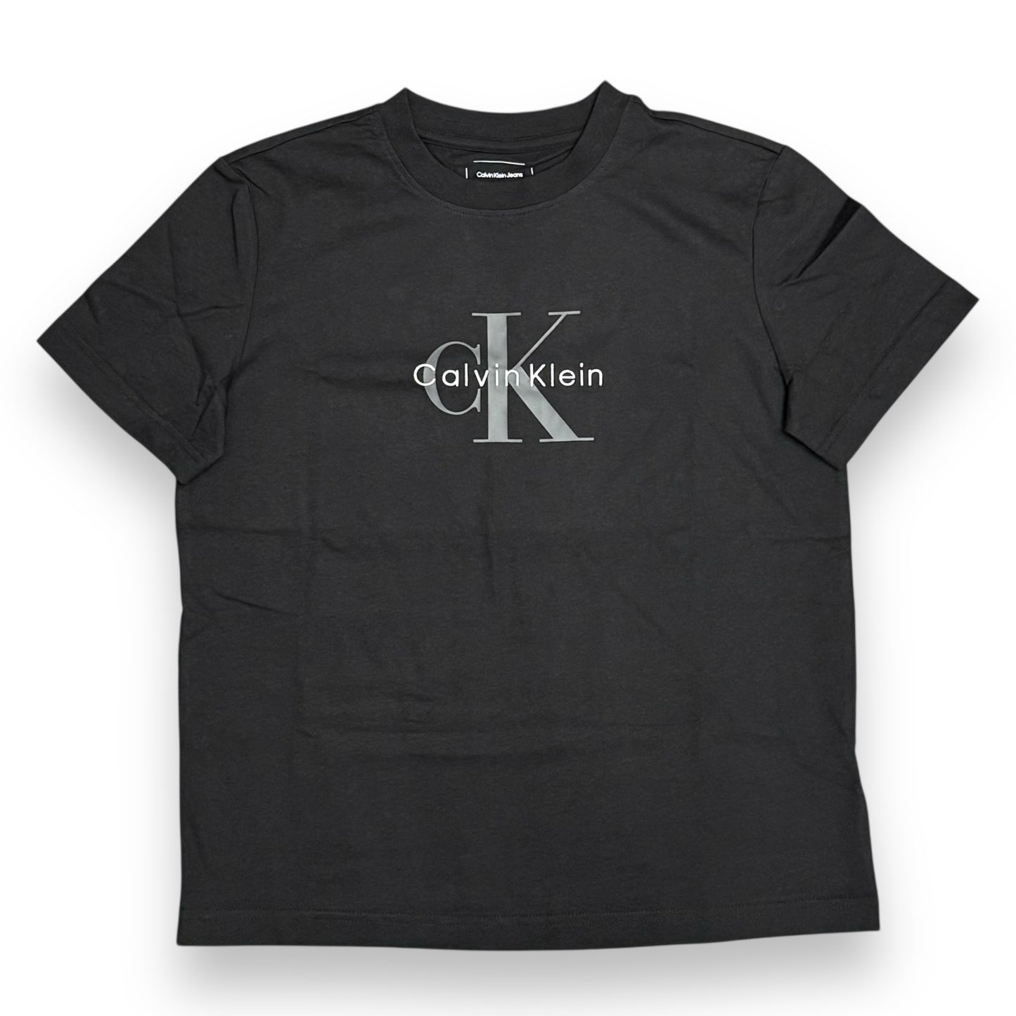 T-Shirt CALVIN KLEIN con stampa centrale Regular Fit, Col.Nero