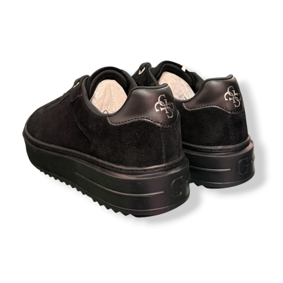 GUESS - Scarpe Donna, in camoscio, Col.Nero