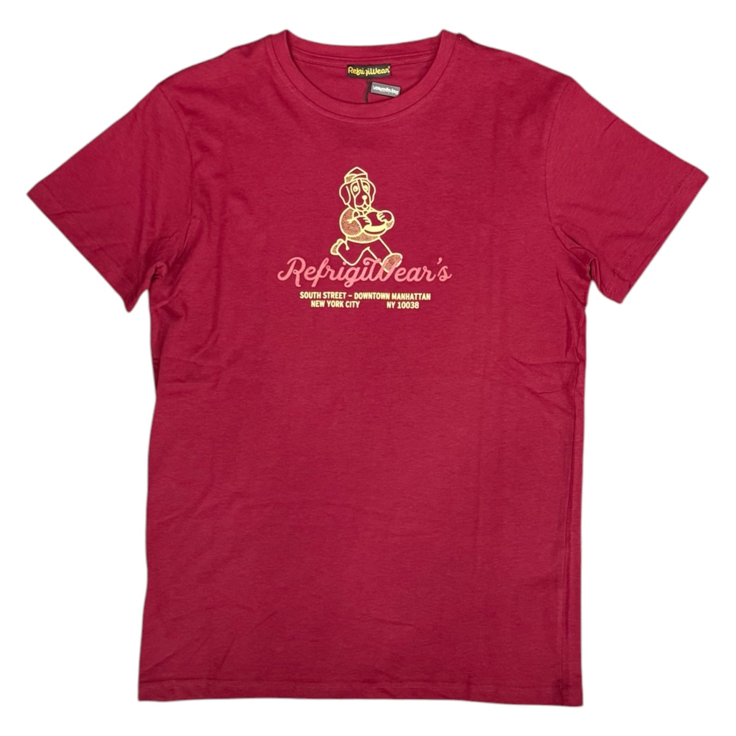 REFRIGIWEAR - T-Shirt Uomo con disegno frontale, Col.Bourdoux