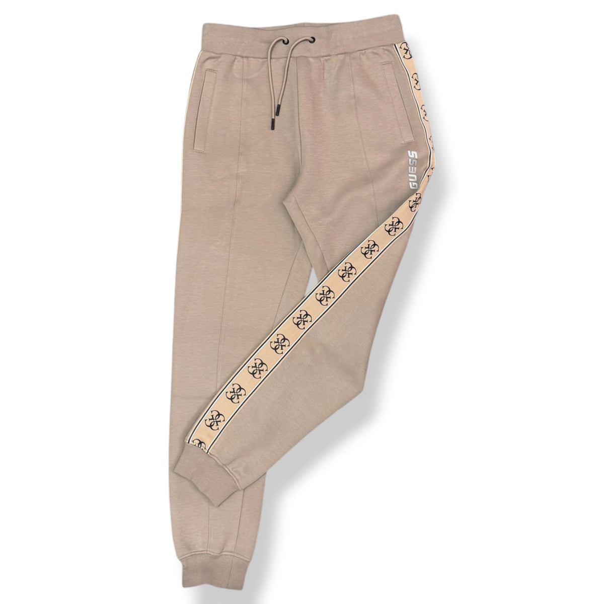 GUESS - Tuta completa Uomo, con scritta lato cuore in, tex.neoprene, Col.Fango