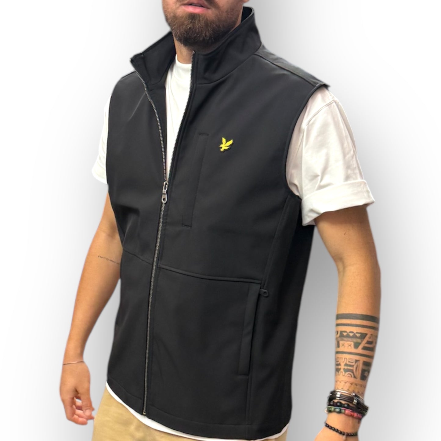 Smanicato LYLE&SCOTT softshell , Col.Jet Black