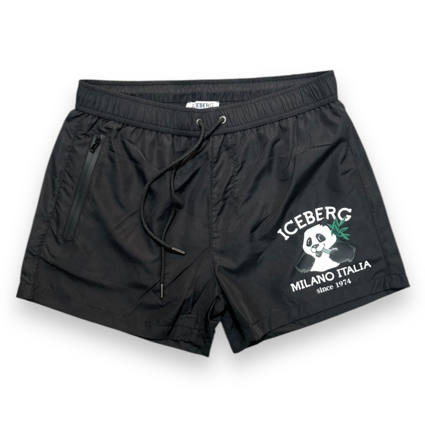 Costume Uomo ICEBERG BEACHWEAR, Col.Nero MOD.(ICEGMBS04)-(veste piccolo)