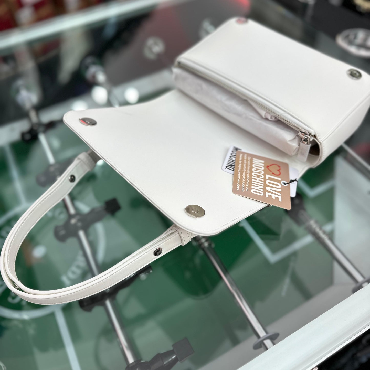 Borsa LOVE MOSCHINO, col.Bianco