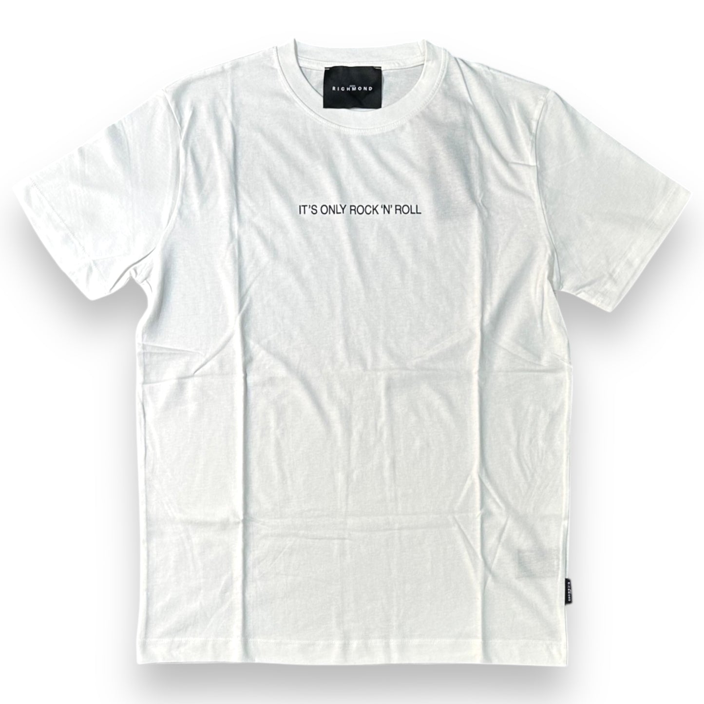 T-shirt RICHMOND Uomo, con stampa frontale piccola, Col. Bianco (it's only rock 'n'roll)