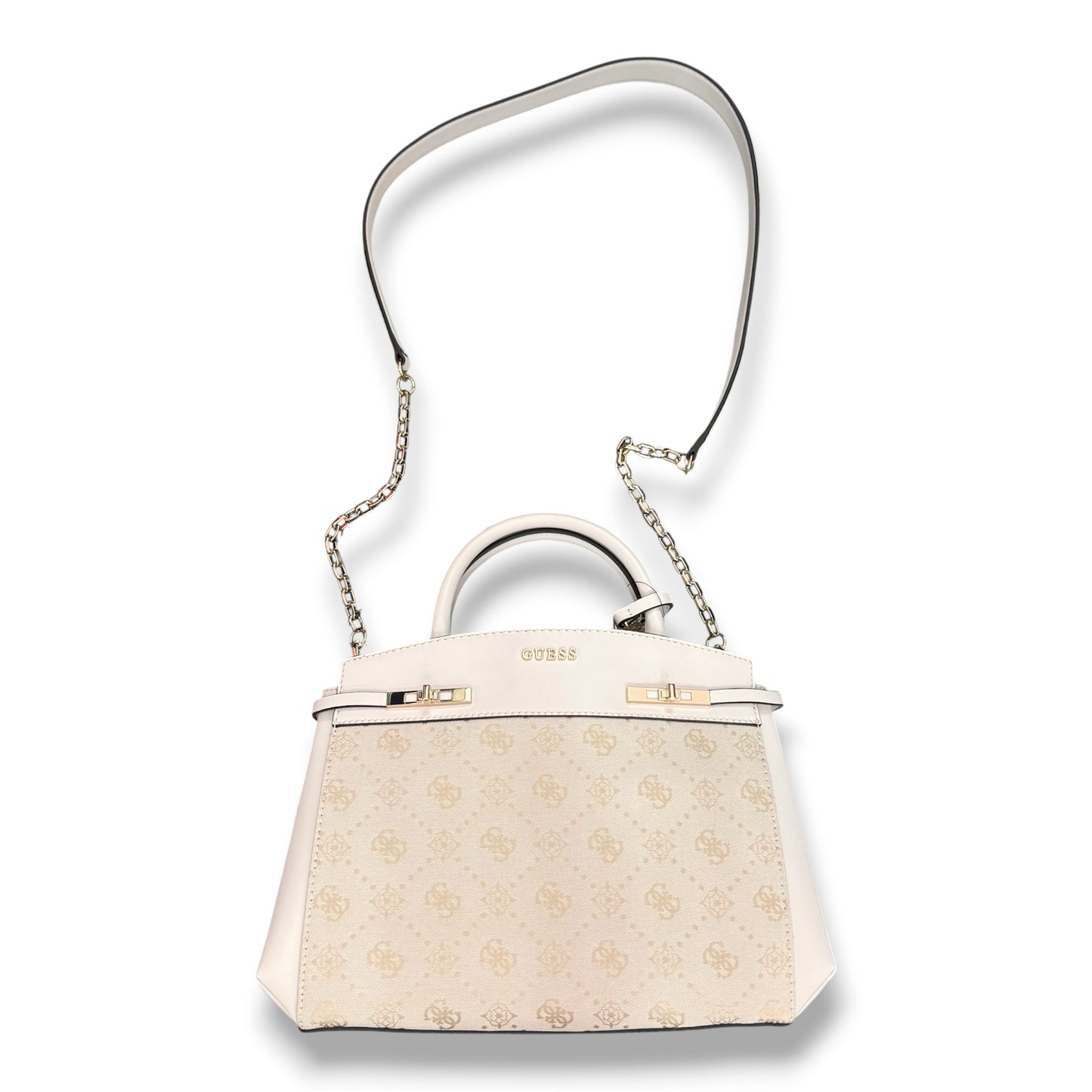 GUESS- Borsa Donna, Group:MELINDA LOGO, Col.OFF WHITE LOGO